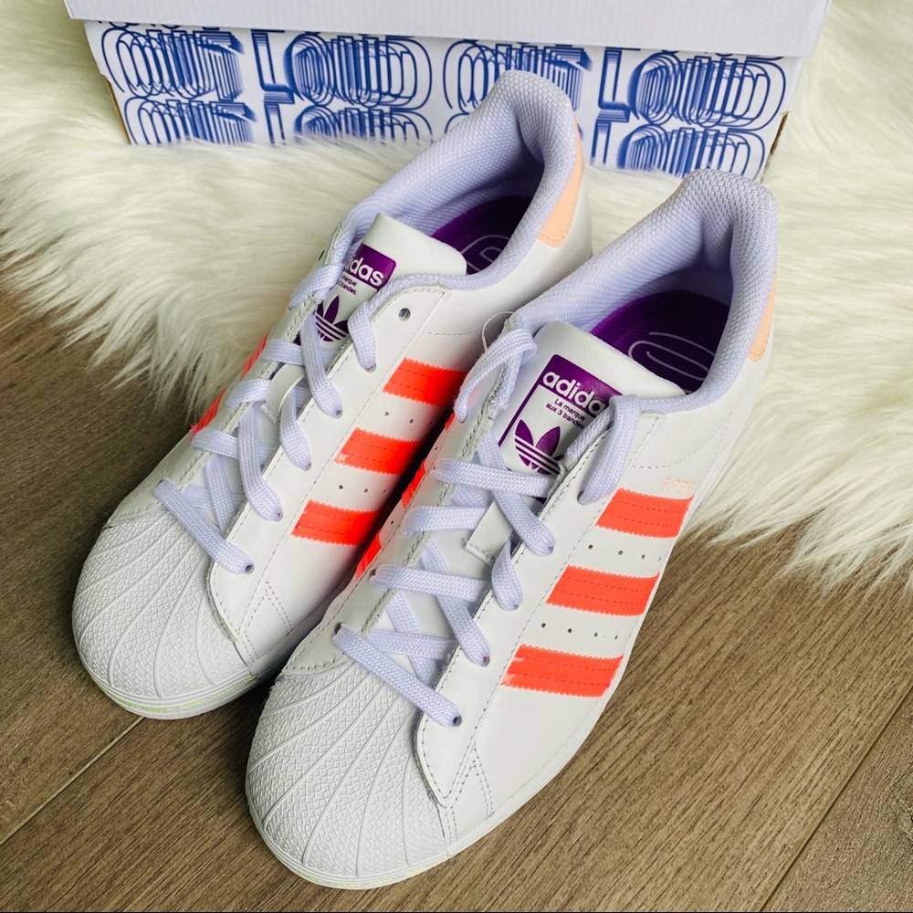 NWT Adidas Superstar Women’s Shoes - Picture 3 of 10